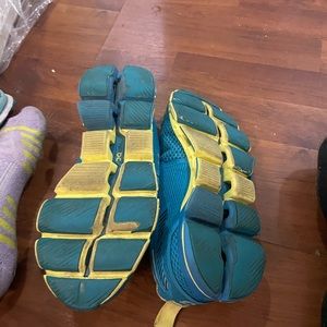 On size 6.5 running shoes. Good condition